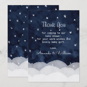 Baby It's Cold Outside Whimsical Thank You  Card