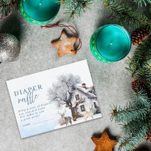 Baby Its Cold Outside Winter Adventure Mountain  Enclosure Card