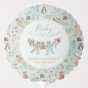 Baby Its Cold Outside Winter Baby Shower Balloon