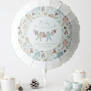Baby Its Cold Outside Winter Baby Shower Balloon