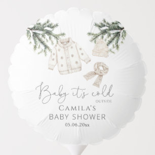 Baby It's Cold Outside Winter Baby Shower  Balloon