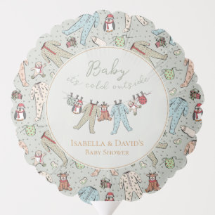 Baby Its Cold Outside Winter Baby Shower Balloon