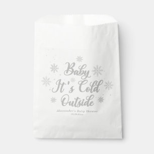 Baby It's Cold Outside Winter Baby Shower Favor Bag