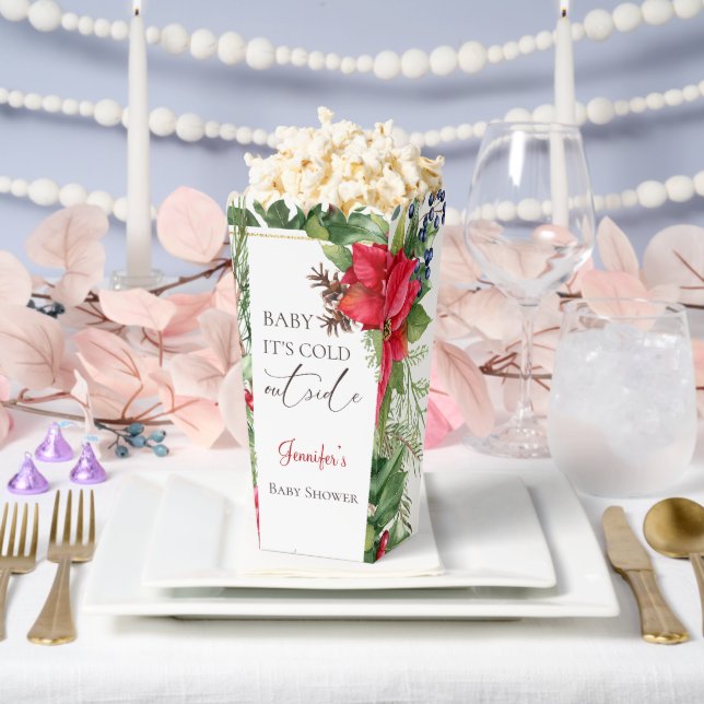 Baby Its Cold Outside Winter Baby Shower  Favor Boxes (Wedding)