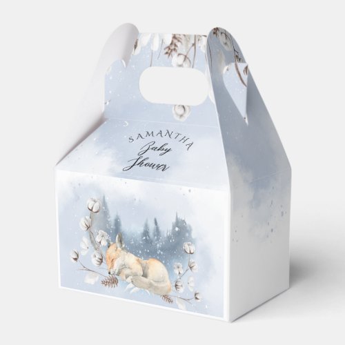 Baby its cold outside Winter Baby Shower   Favor Boxes