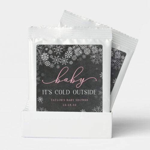 Baby Its Cold Outside  Winter Baby Shower Favor Hot Chocolate Drink Mix
