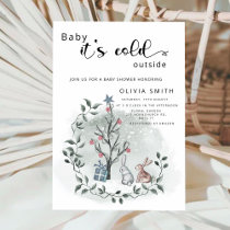 Baby it's cold outside winter baby shower invitati invitation