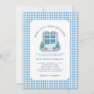 Baby It's Cold Outside Winter Baby Shower Invitation