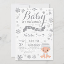 Baby Its Cold Outside Winter Baby Shower Invitation