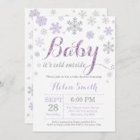 Baby Its Cold Outside Winter Baby Shower Invitation