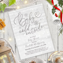 Baby It's Cold Outside Winter Baby Shower Invitation