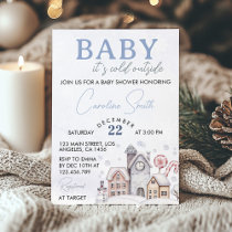 Baby It's Cold Outside Winter Baby Shower Invitation