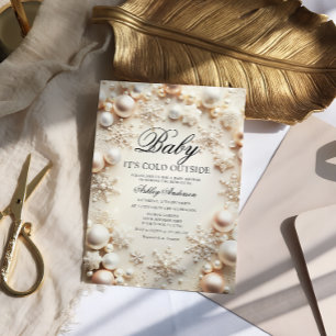 Baby It's Cold Outside Winter Baby Shower Invitation