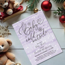 Baby It's Cold Outside Winter Baby Shower Invitation