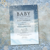 Baby Its Cold Outside Winter Baby Shower Invitation