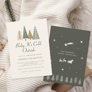 Baby It's Cold Outside Winter Baby Shower Invitation