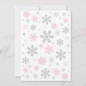 Baby Its Cold Outside Winter Baby Shower Invitation (Back)