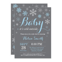 Baby Its Cold Outside Winter Baby Shower Invitation