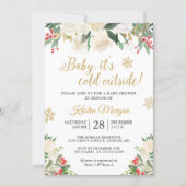 Baby Its Cold Outside Winter Baby Shower Invitation (Front)