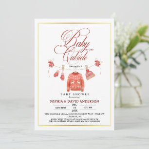 Baby Its Cold Outside Winter Baby Shower Invitation