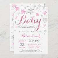 Baby Its Cold Outside Winter Baby Shower Invitation