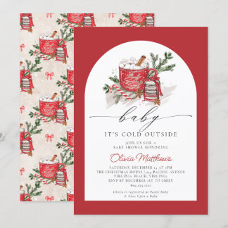 Baby It's Cold Outside Winter Baby Shower Invitation