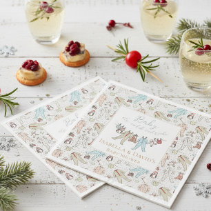 Baby Its Cold Outside Winter Baby Shower Napkins