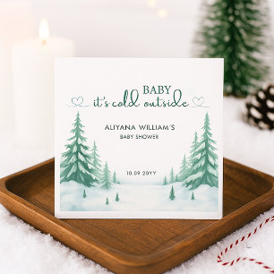 Baby Its Cold Outside Winter Baby Shower Party  Napkins