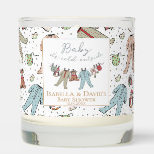 Baby Its Cold Outside Winter Baby Shower Scented Candle