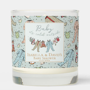 Baby Its Cold Outside Winter Baby Shower Scented Candle