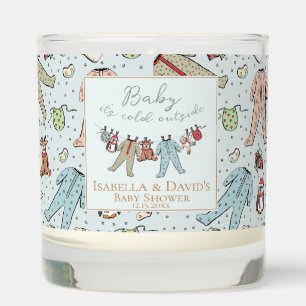 Baby Its Cold Outside Winter Baby Shower Scented Candle