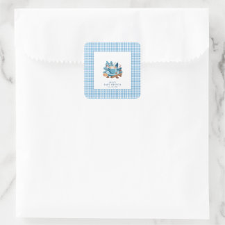 Baby It's Cold Outside Winter Baby Shower Square Sticker