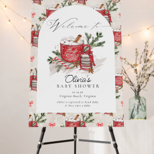 Baby It's Cold Outside Winter Baby Shower Welcome Foam Board