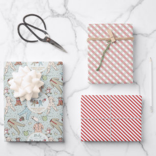 Baby Its Cold Outside Winter Baby Shower Wrapping Paper Sheets