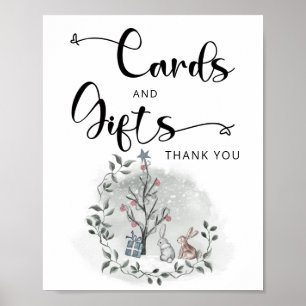 Baby it's cold outside winter cards and gifts poster