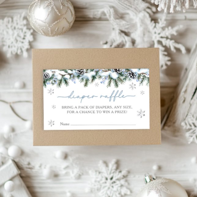 Baby It's Cold Outside Winter Diaper Raffle Enclosure Card (Creator Uploaded)