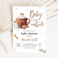 Baby Its Cold Outside Winter Hot Cocoa Baby Shower