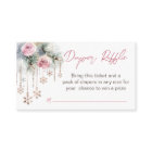 Baby it's cold outside winter pastel diaper raffle