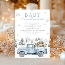 Baby It's Cold Outside Winter Woodland Baby Shower Invitation