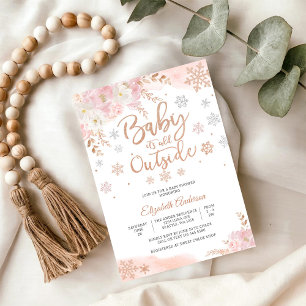 Baby Its Cold Shower Invitation