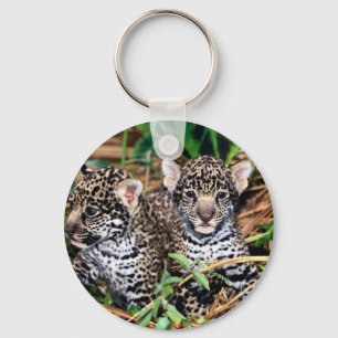 Baby jaguars keychain
