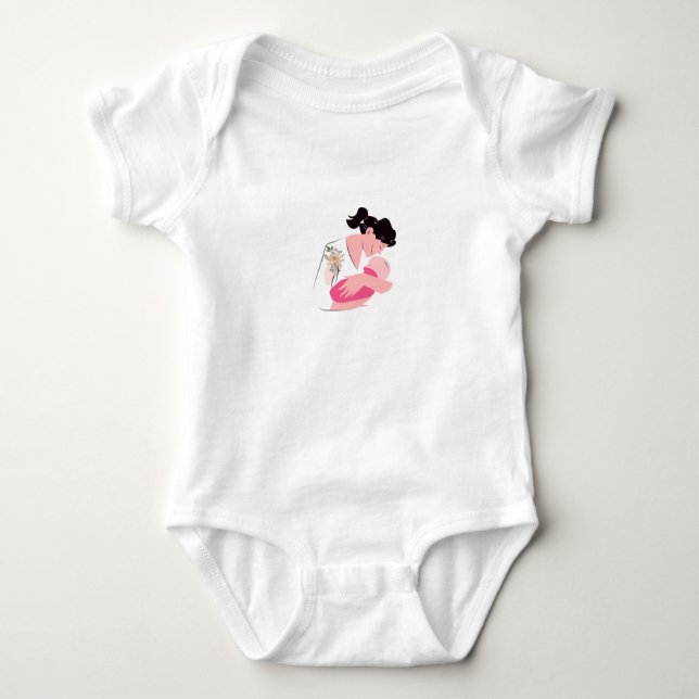 baby jarsey body suit bodysuit (Front)