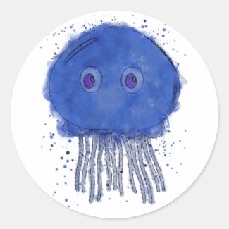 Baby Jellyfish Watercolor