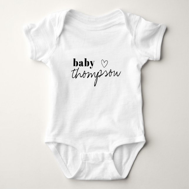 Baby Jersey Bodysuit (Front)