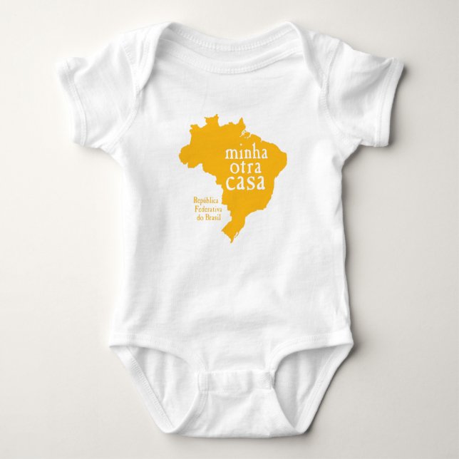 Baby Jersey Bodysuit BRAZIL (Front)
