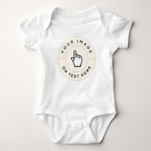 Baby Jersey Bodysuit- Custom (add image/text)  Baby Bodysuit