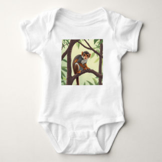 Baby Jersey Bodysuit | Cute Monkey Design