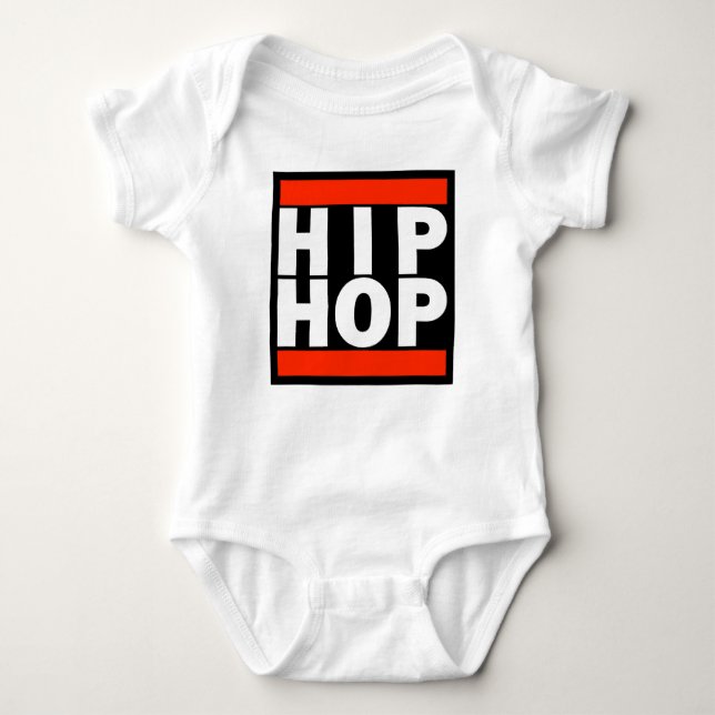 Baby Jersey Bodysuit - HIP HOP! (Front)