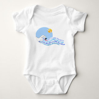 Baby jersey bodysuit: MLML 50th wave Bodysuit