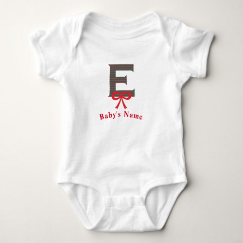 Baby Jersey Bodysuit One_Piece Christmas Holiday 